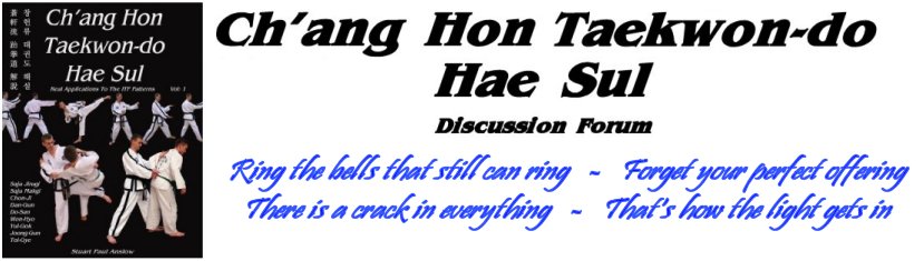 Ch'ang Hon Taekwon-do Hae Sul Forum
